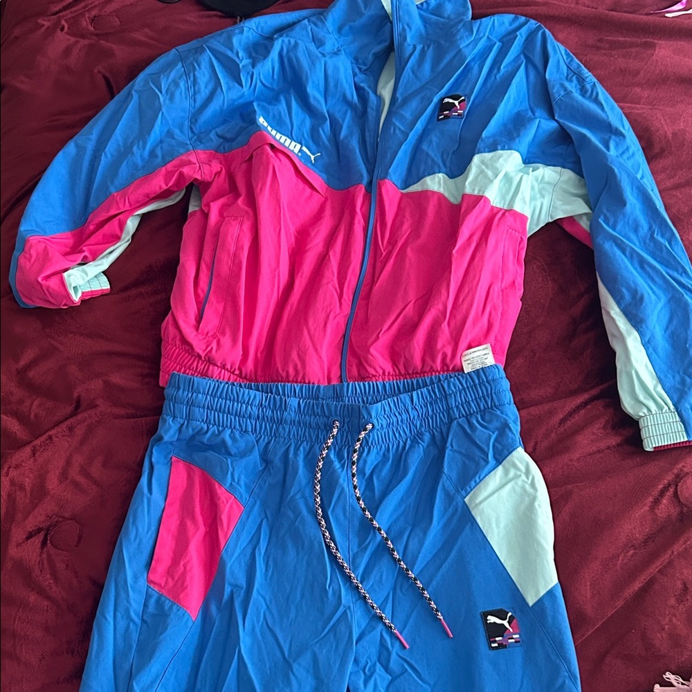 Puma Vibrant Colorblock Tracksuit